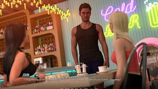 DOMINOS BEACH 4 – ALEX LANDS A BEACH JOB WITH FIONA’S HELP