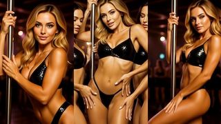 AI GENERATED - PERFECT ASS POLE DANCING