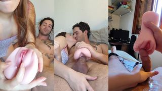 REAGINDO AO MASTURBADOR EM FORMATO DE BUCETINHA ROSA