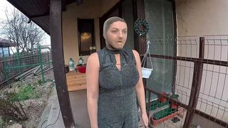 RISKY PUBLIC TRIP IN FULL PANTYHOSE ENCASEMENT – NYLON DOLL IN THE CAR - EP. 336