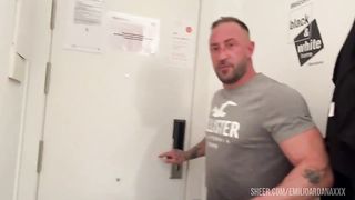 Briana Bandera Sucks 2 Very Big Cocks