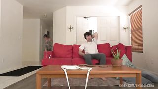 Stepmom gives stepson her butt to borrow his car