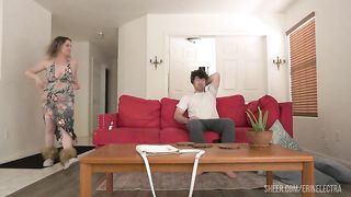 Stepmom gives stepson her butt to borrow his car