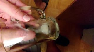 SOME CUM TO ENJOY WITH MY DRINK