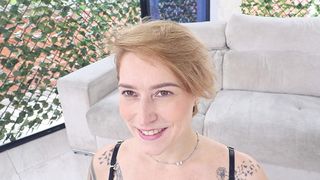 TWO HUGE COCKS FOR THE BEAUTIFUL MINA K. DAP ANAL. DEEP BALLS.