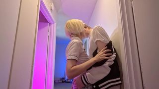 HOMEMADE SEX WITH FEMDOM PEGGING ORGASM