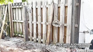 Behind The Scenes - Sneaky Stripping Stepdaughter Addicted to Huge Cock - Eden West -