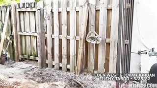 Behind The Scenes - Sneaky Stripping Stepdaughter Addicted to Huge Cock - Eden West -