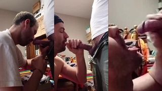 UN MEC SUCE UNE GROSSE BITE PENDANT UN DEMENAGEMENT