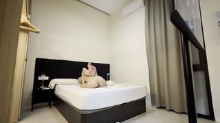 -POV- PETITE BLONDE GETS WILDLY FUCKED BY HUGE SPANISH COCK.