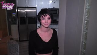 NEIGHBOR S-DAUGHTER KITTY LYNN GETS FUCKED AND CREAMPIED AFTER LOCKOUT