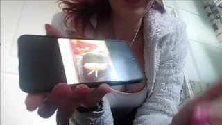 Chantal Channel rates a cock of her fan