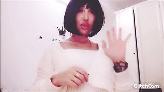 Chantal Channel rates a cock of her fan