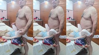 LOIRA DE 19 ANOS VOLTOU A FICAR COM O COROA ELA QUER PICA TODOS OS DIAS