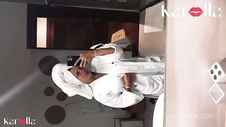 Depois do banho no hotel fiz anal e deixei ele soltar porra dentro!