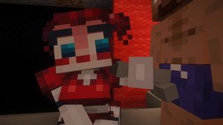 MINECRAFT SEXCRAFT THE JENNY MOD FNAF - SOME REAL NICE POSES FROM AN ANIMATRONIC AND A HAND JOB