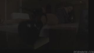 Dominated anal sub roughly fucked by master