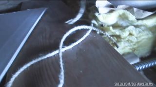 Hot Ebony anal drilled deep hardcore creampie