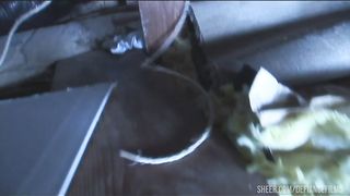 Hot Ebony anal drilled deep hardcore creampie