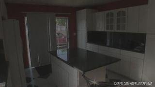 Bent and suspended slave rough fucked