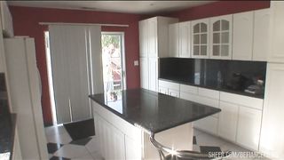 Bent and suspended slave rough fucked