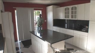 Bent and suspended slave rough fucked