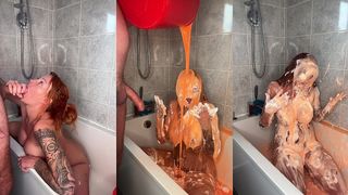 BJ WITH SLOPPY FACIAL AND GUNGING