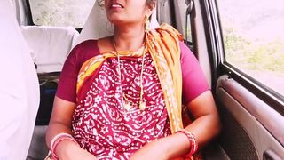 IN THE SILENCE OF THE CAR, SOMETHING GREW. CAR SEX TELUGU DIRTY TALKS.
