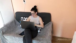 Anna humiliates her boss in the office #1