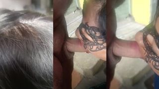 MORENA NOVINHA DE 19 ANOS FAZ BOQUETE NO COROA BONDOSO