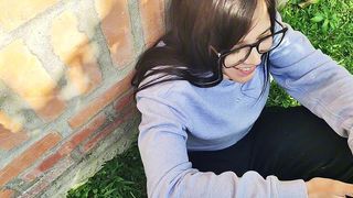 SURPRISE! I GRAB MY STEPCOUSIN FROM BEHIND WITHOUT ANYONE NOTICING AND WE DO THIS