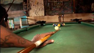 A CHANCE ENCOUNTER AT A POOL TABLE THAT QUICKLY TURNS INTO SEX BETWEEN US IN THE BAR S TOILETS.