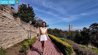 COMPLETE GIRLFRIEND EXPERIENCE: BIANCA BANGS PETITE TEEN PUBLIC CREAMPIE