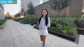 COMPLETE GIRLFRIEND EXPERIENCE: PETITE TEEN BIANCA BANG  PUT THAT HUGE COCK IN MY PUSSY  PUBLIC POV