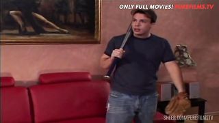 Finally my bestfriend's mom give me her asshole and eat my cum