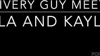 Delivery Guy With Lola Bootyluv & Kayla Peach