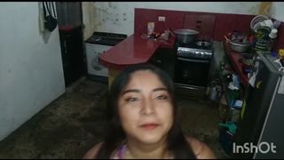 Con el vendedor de agua