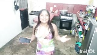 Con el vendedor de agua