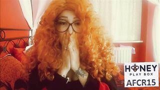 real redhead play with her lovely wet pussy