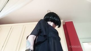 your stepmom tries your toys and really SQUIRT