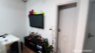 Hottie went to a job interview and ended up being bullied by the boss and fucked up hottie