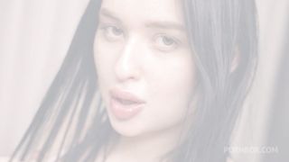 Lustful slut Jessie Ames had no idea that Nick Morris's cock is hard even when he sleeps. So she was roughly punished in the ass!