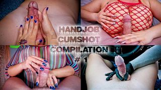 HANDJOB CUMSHOT COMPILATION, CUM ON TITS, FETISH, GLOVES, BIG BOOBS, SEXY NAILS, OIL, CUMPLAY, SMEARED CUM, CLOSE UP, POV, BIG NATURAL TITS, FEMDOM HANDJOB