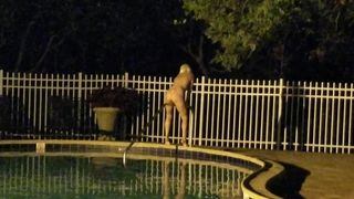 THE SUN GOES DOWN AND HER CLOTHES COME OFF