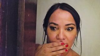 PEGUEI NO FLAGRA ENTEADO CHEIRANDO MINHA CALCINHA