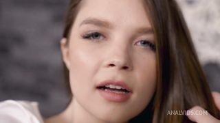 First DAP for Baby Face Teen Polly Doll (Total Humiliation & Lots of Facials)