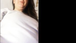 Big swollen belly and sexy belly