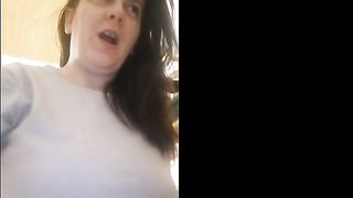 Big swollen belly and sexy belly