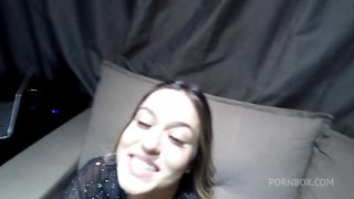 Couch test with the brand new little whore who went looking for work and groaned on all fours.