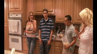 Payton Leigh And Rhyse Richards Get Pounded By A Young Cock